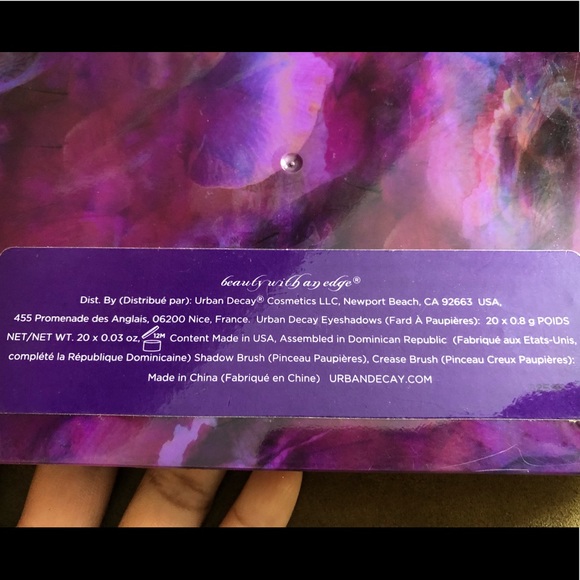 LIMITED EDITION URBAN DECAY UD VICE 2 EYESHADOW PALETTE MAKEUP EUC - Picture 9 of 9